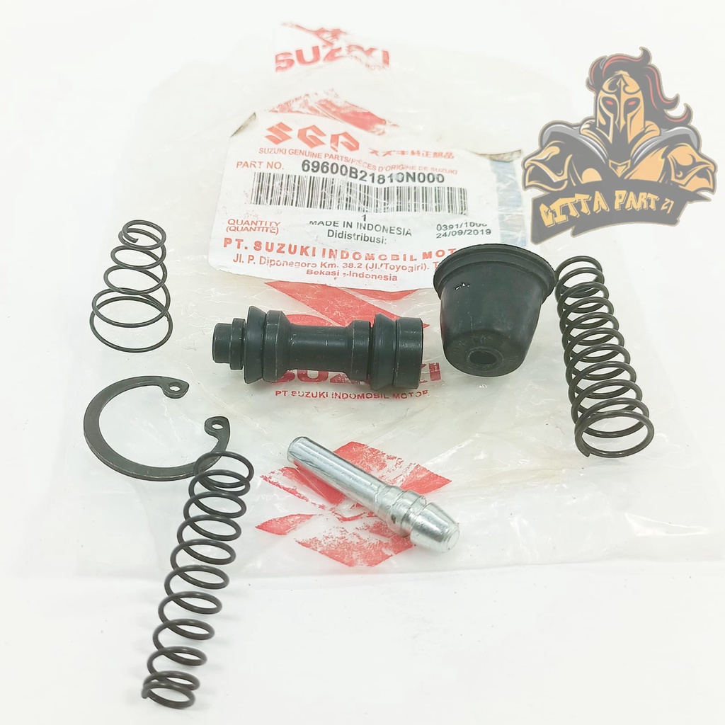 MASTER REM KIT BELAKANG SUZUKI SATRIA FU 150 FI KUALITAS ASLI ORIGINAL SUZUKI SGP PRESISI TIDAK BOCOR KARET TIDAK BENGKAK REM JADI PAKAM DAN DIJAMIN AWET