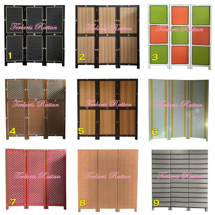 Best Seller Sketsel / Partisi Ruangan 3 Pintu