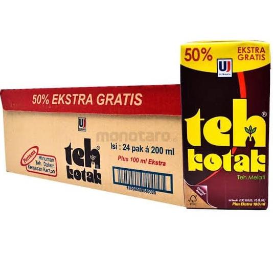 

[COD] Teh Kotak Ultra 200 ml | Grosir 1 Karton | Original Manis [COD]