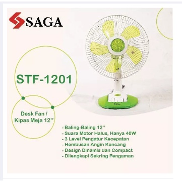 Kipas Angin Meja 12in SAGA STF-1201