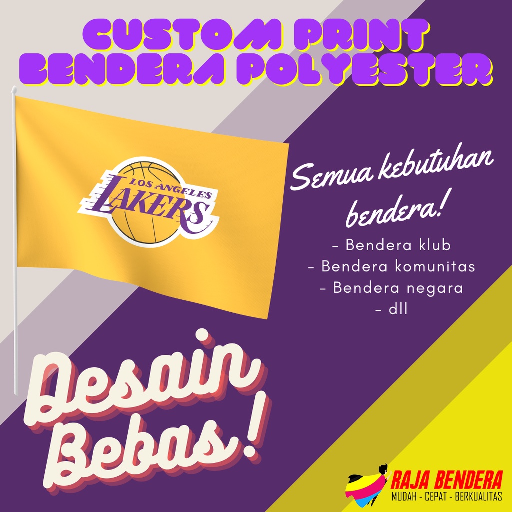 Cetak bendera kain custom polyester