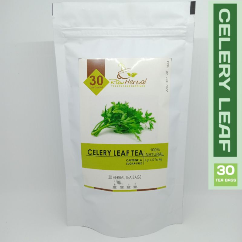 CELERY LEAF TEA PURE CELERY LEAVES / TEH DAUN SELEDRI (30 TEA BAG