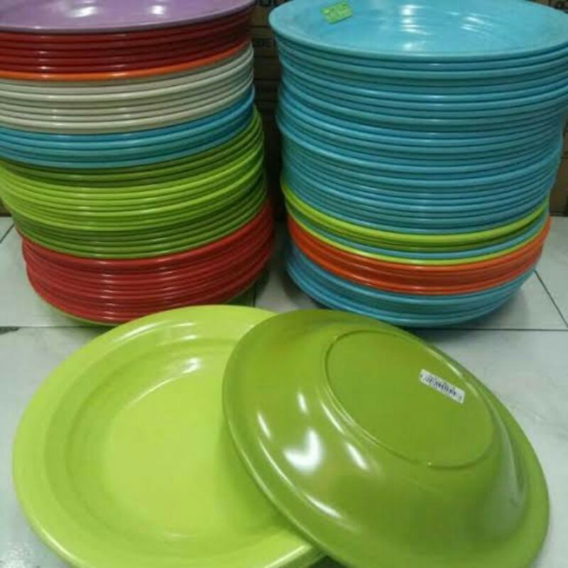 piring melamin 1001 golden dragon