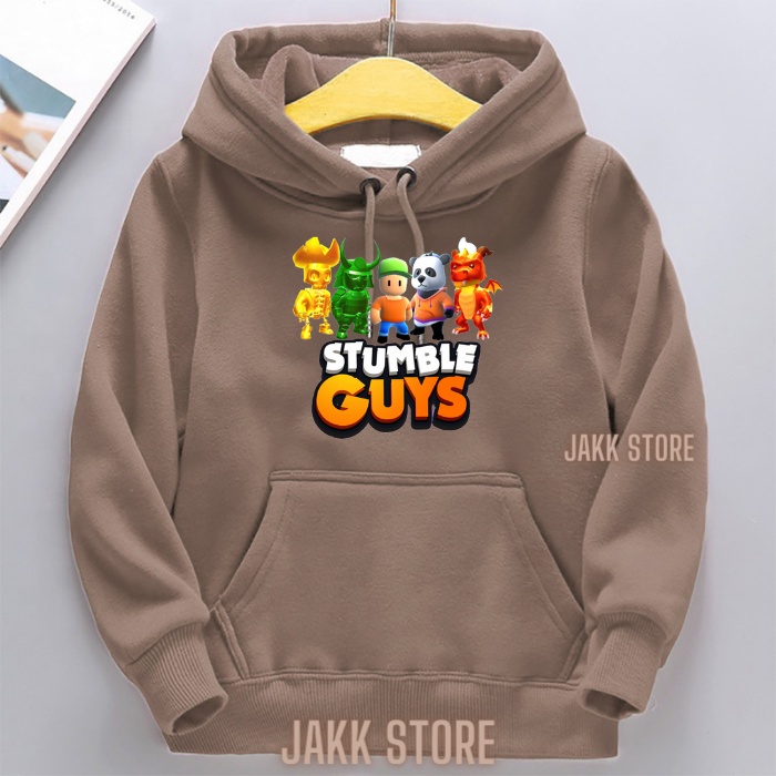 Jaket Hoodie Game STUMBLE GUYS Anak Laki Laki / Hodie Anak Laki Laki / Sweater Anak Usia 2 3 4 5 6 7 8 9 10 11 12 Tahun / Switer