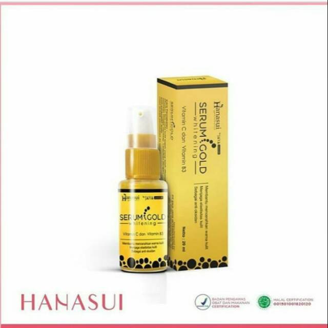 Hanasui serum gold  whitening | serum gold whitening murah