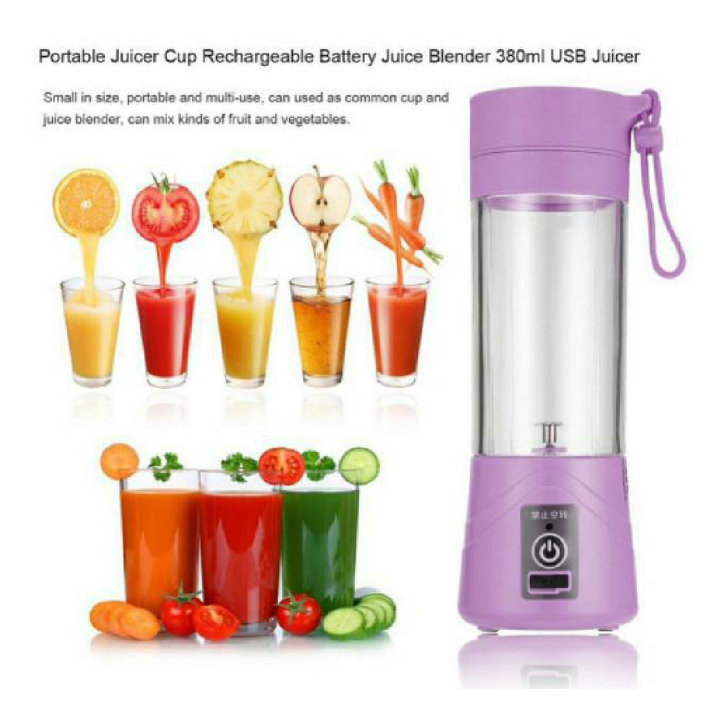 Juice Cup Blender Mini Portable/USB Blender Juicer/Alat Pembuat Jus