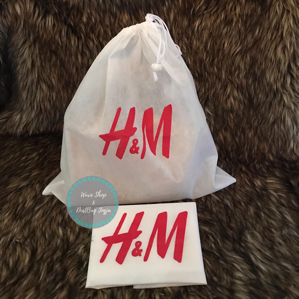 HM DustBag Pengganti Sarung Tas Pelindung Debu Serut Dust Bag DB Branded H&amp;M