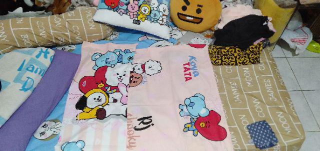 Sprei Bt21 Springtime Pink Star