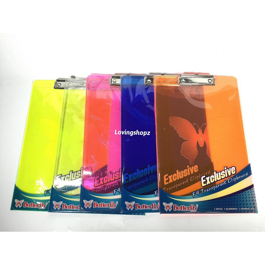 Clipboard Plastik/Papan Ujian Plastik