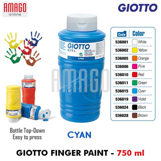 

Giotto Finger Paint - Cyan - 750 Ml - 536015