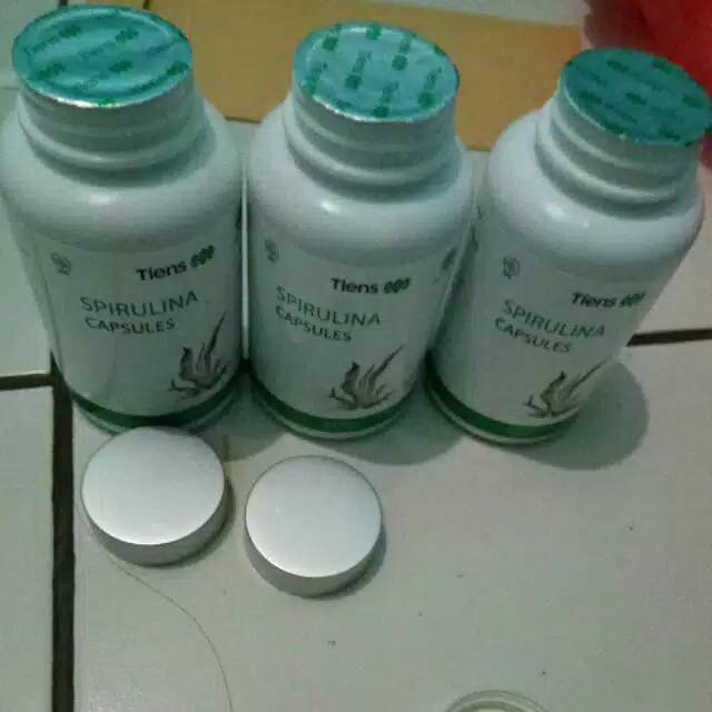 SPIRULINA TIENS ORIGINAL 1 BOTOL SEGEL ISI 100 KAPSUL