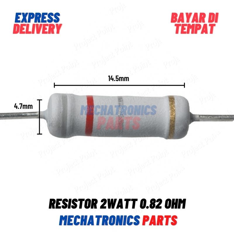 [PAS-9245] RESISTOR 2WATT 0.82OHM