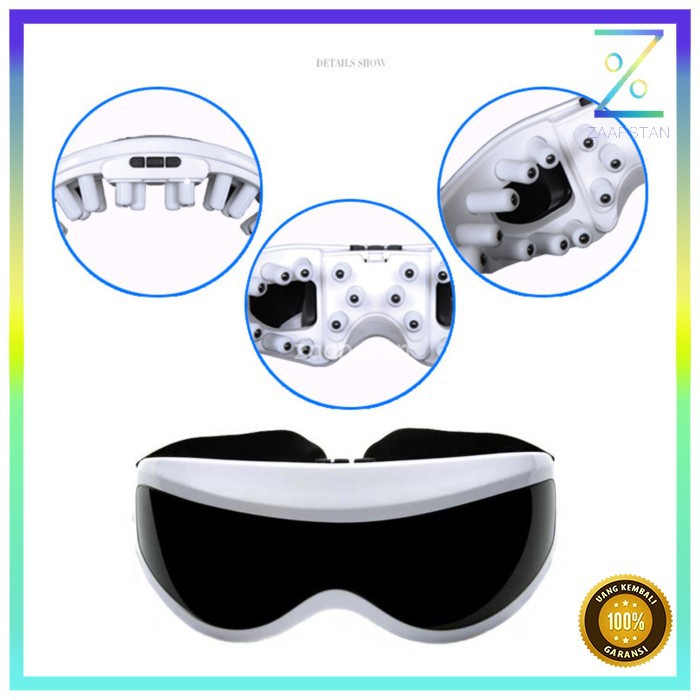 Alat Pijat Mata Elektrik Eye Care Massager - 818 - White