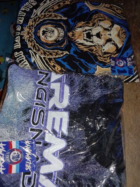Baju Kaos Arema Fc Motif Warna Putih Cewek Cowok Aremania Aremanita 2019 Bagus Murah Mboissam Kc71