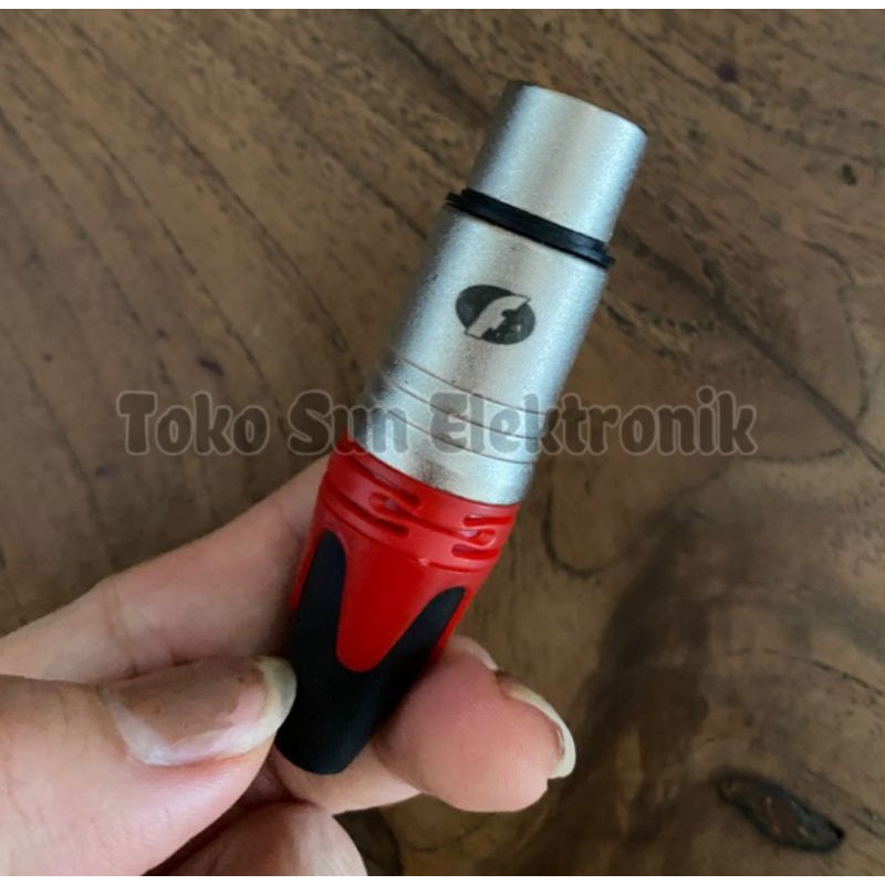 Soket canon female cewek XLR fahrenheit