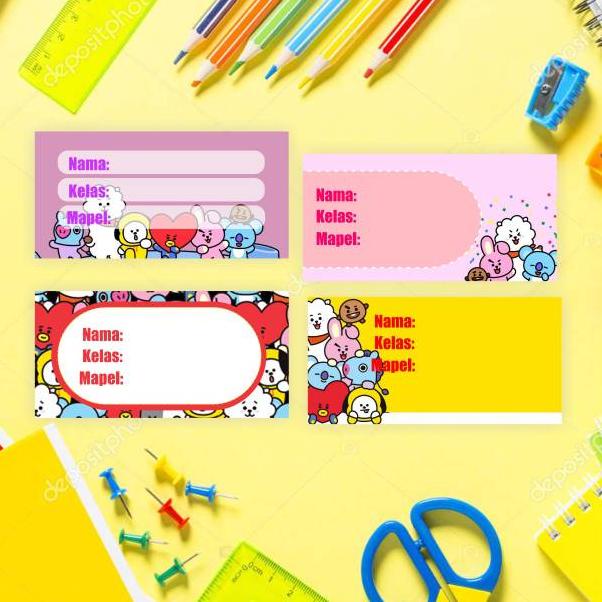 

Stock Terupdate || TnY Label stiker nama 50pcs ||Produk@kami
