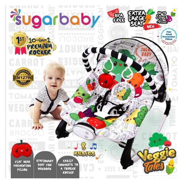 Jessen Sugarbaby Sugar Baby 10 in 1 Bouncer Premium - Extra Large Seat-2