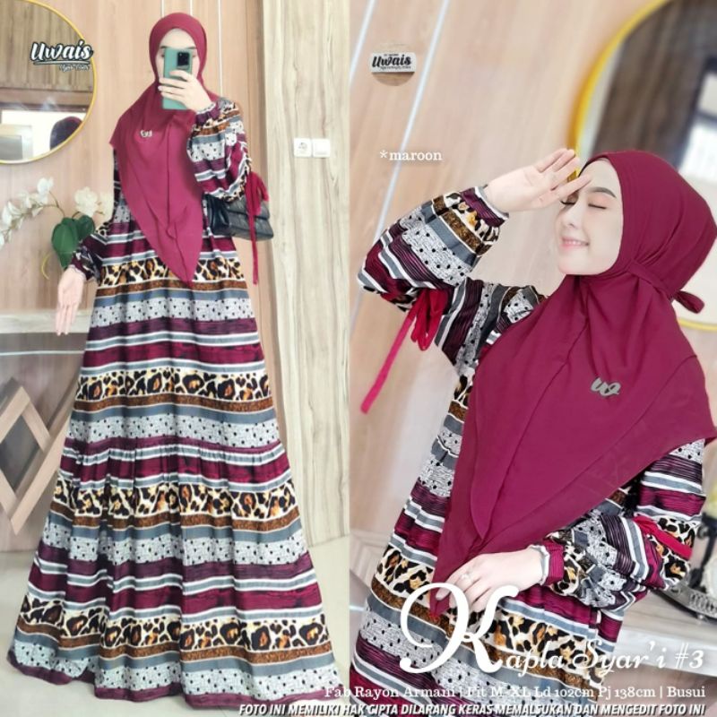 kapla syari set ori uwais