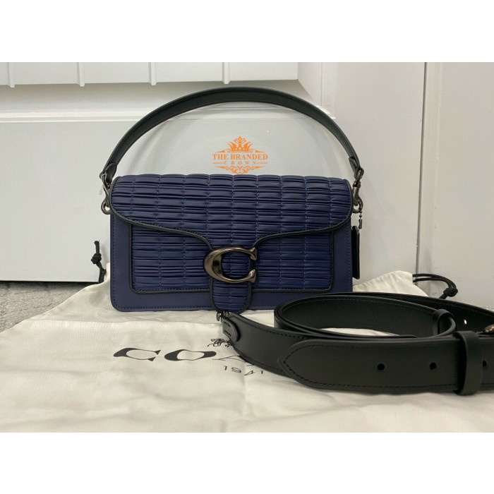 Tas Coach 89149 Tabby 26 With Pleating 89149 Shoulder Bag Navy