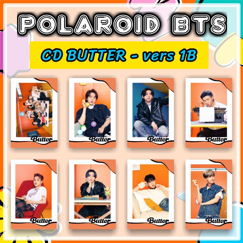 8 lbr - (bisa COD) PHOTOCARD BTS BUTTER PHOTOCARDS BTS PERMISSION TO DANCE ALBUM PC BTS BUTTER POLAR