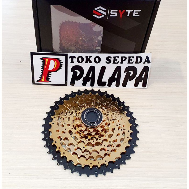 SPROCKET CASSETTE SYTE GOLD 8 Speed 11-40T EMAS SPROKET SEPEDA