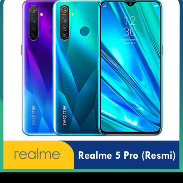 Realmi 5 Pro RAM 4/128GB New GARANSI RESMI 1 TAHUN