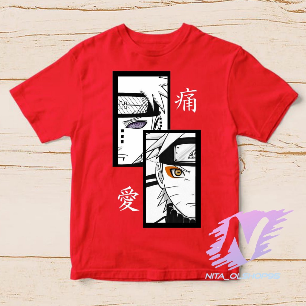 kaos naruto dan pain baju kaos anak anime