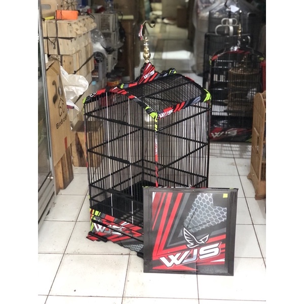Sangkar Kandang Kosan WJS Decal no.2 (40 x 40)