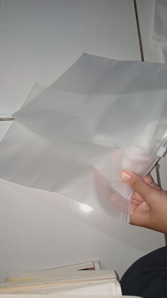 [tu] Part 4 Kantong Zip Lock Transparan Polos Waterproof - Hw0114