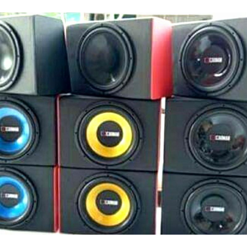 subwoofer carman 12 in dobel coil plus box