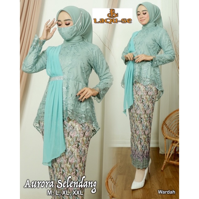 Kebaya Aurora Selendang Stelan Kebaya Slendang Set Kebaya Wisuda Kebaya Modern Atasan Kebaya Blouse Kebaya Terbaru By Laquse Kebaya