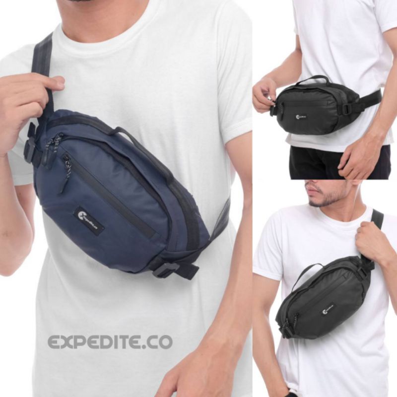 Expedite.co// Waistbag DICAPRIO - Tas pinggang bahan bimo waterproof