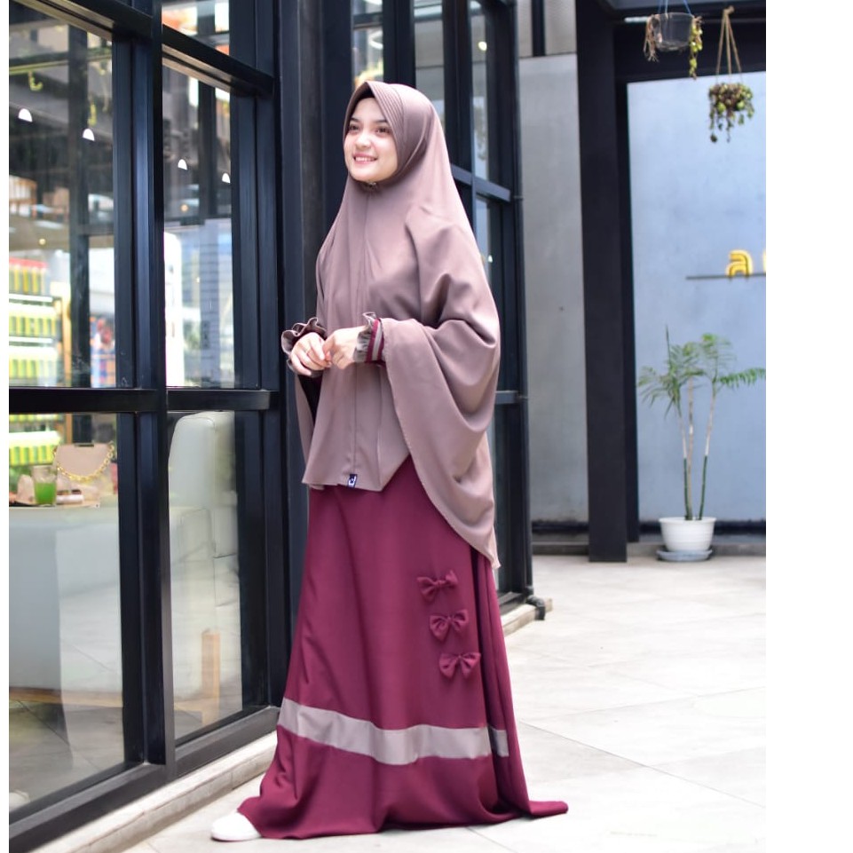 GAMIS ANASIHAH NAVITA ORIGINAL BERLABEL BRANDED TERBARU HITS OOTD FASHION MUSLIM STYLE