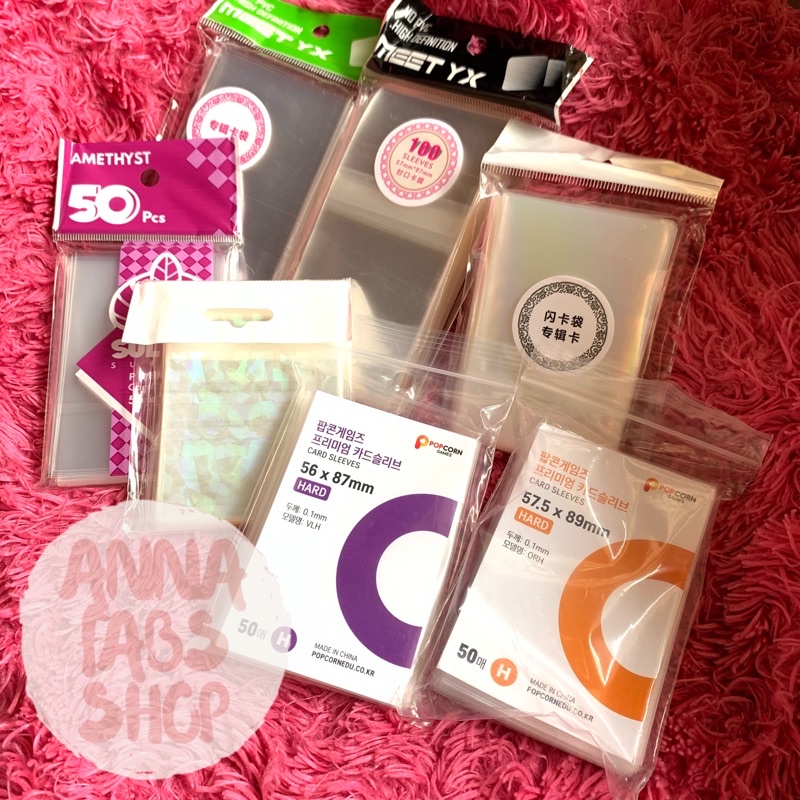 [ISI 10pcs] Inner Sleeve MeeT YX Pink/ Inner sleeve Popcorn / Innersleeve hologram / MPC Innersleeve