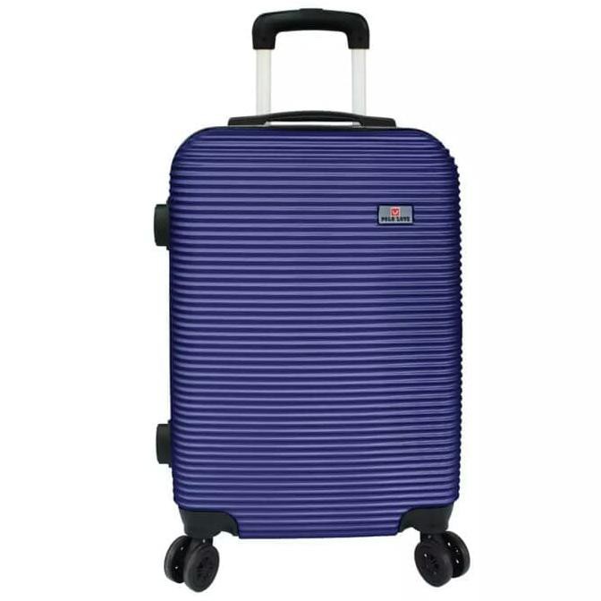 Koper Polo 16 Inch Fiber Cabin - Biru | koper | Travel Bag