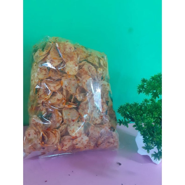 Termurah Seblak Kering Pedas Exstra daun jeruk 500gr /1kg Seblak putih