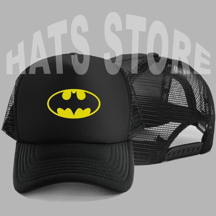 TOPI TRUCKER LOGO BATMAN - 002