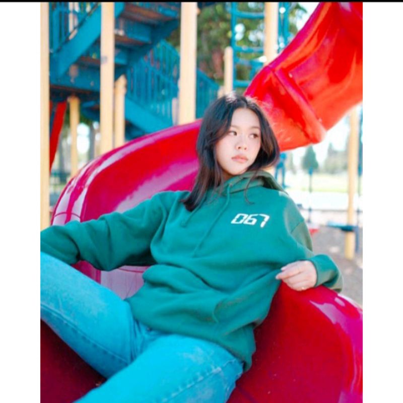 SWEATER HOODIE SQUID GAME 067 / Pria dan wanita / Model Trendy