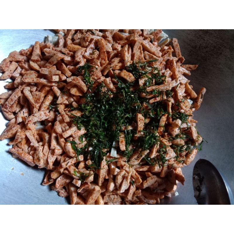 Basreng stick terlaris bumbu bujot daun jeruk 60 - 70-100gram LaelShop-Balado