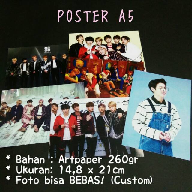 CETAK POSTER TEBAL A5