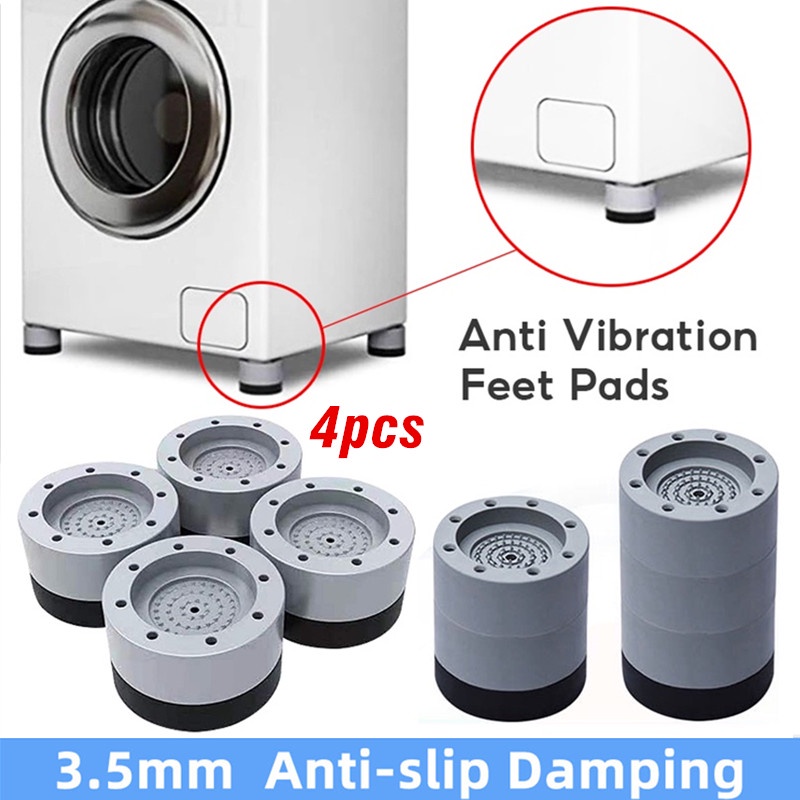 4PCS - ALAS KAKI MESIN CUCI/ALAS KAKI MESIN CUCI KULKAS/ANTI GETAR KAKI KULKAS TATAKAN/ALAS