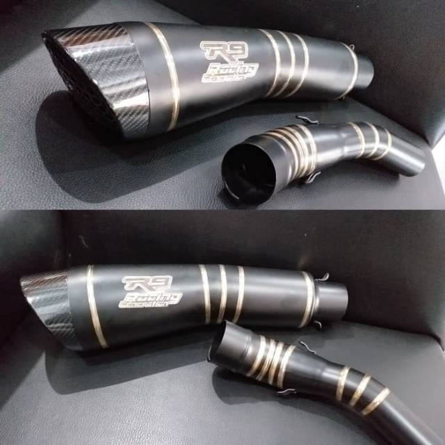 Knalpot Racing R9 H2 Slip On CB150R CBR150R CBR250RR CBR250R