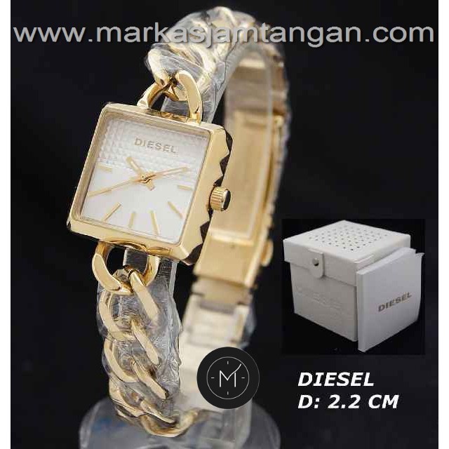 Promo Jam Tangan Wanita Diesel Ursula RG Stainless Steel_ORI-BM Berkualitas