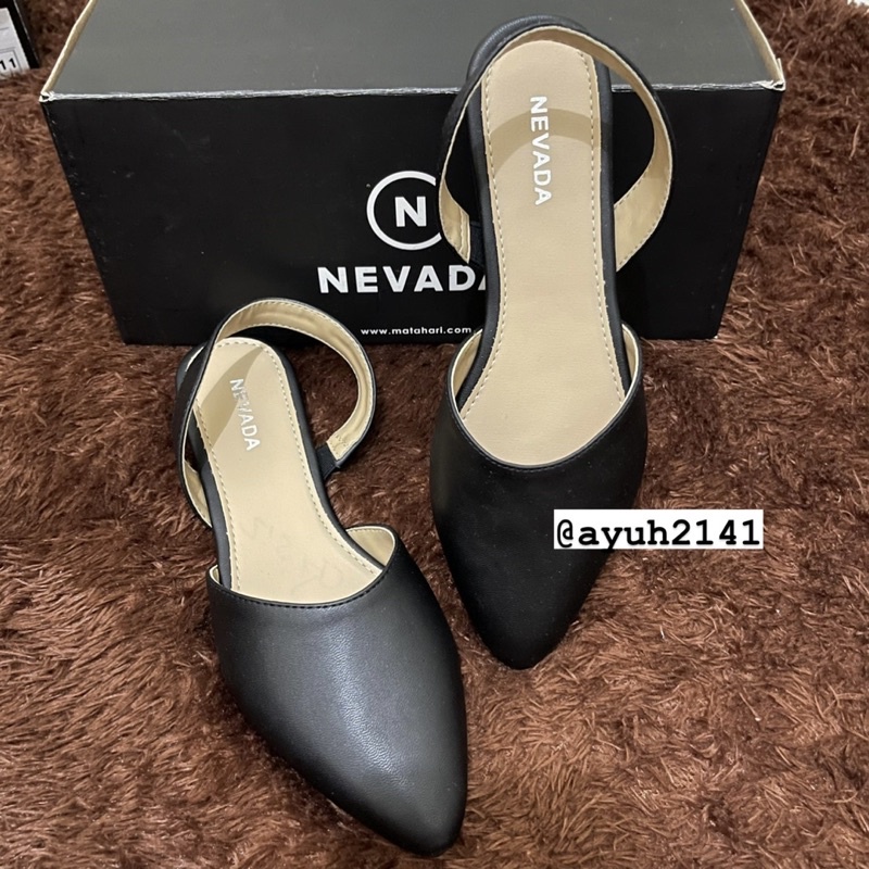 SEPATU SANDAL WANITA FLAT 100% ORIGINAL NEVADA ONLY SIZE 36