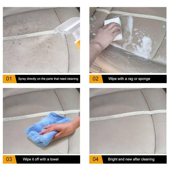 FOAM SPRAY PEMBERSIH INTERIOR MOBIL JOK SEPATU OBAT MULTI PURPOSE CLEANER