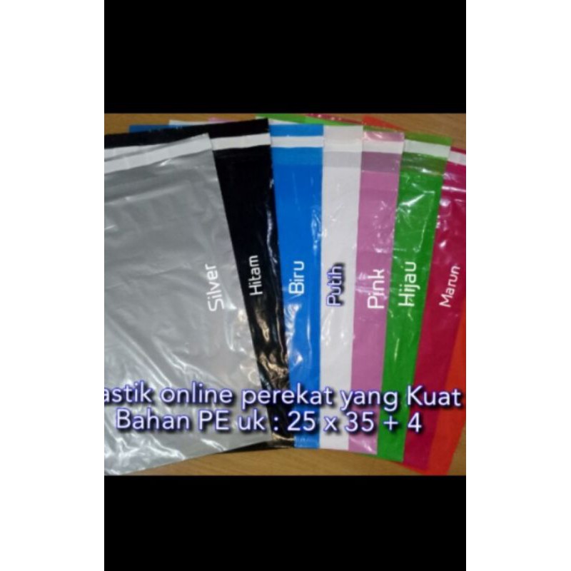 

Kantong plastik online/amplop plastik 25x35 isi 100 lembar