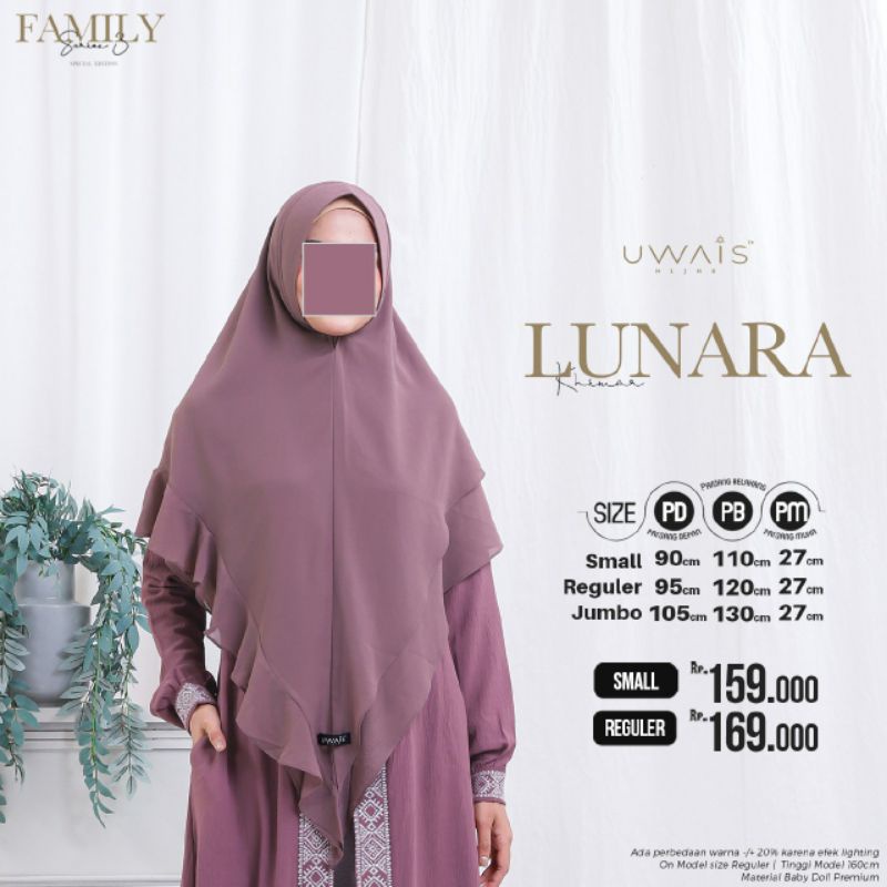 Lunara khimar by uwais hijab