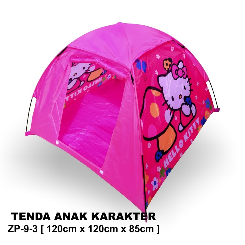 Tenda Anak Tenda Mainan Anak Karakter Motif Hello Kitty Frozen Spiderman Tenda Camping Indoor Outdoor Anak WHFURNITURE