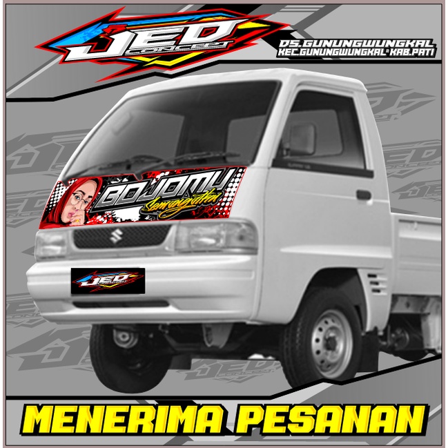 decal kabin pick up carry futura new carry grandmax l300 / bojomu semangatku