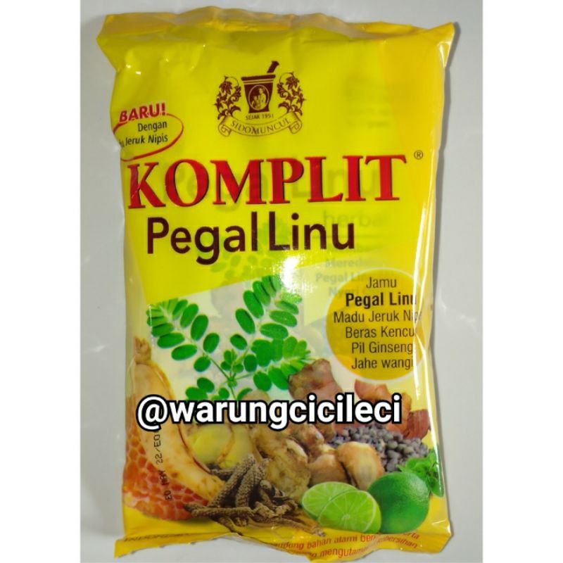 Jual Jamu Komplit Pegal Linu Sidomuncul 1 Saset Shopee Indonesia 5655